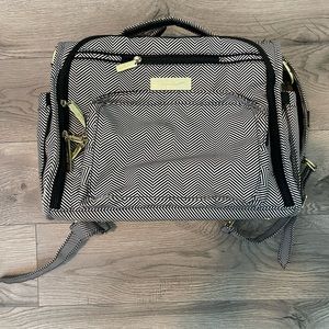JuJuBe BFF legacy diaper bag and backpack with changer
